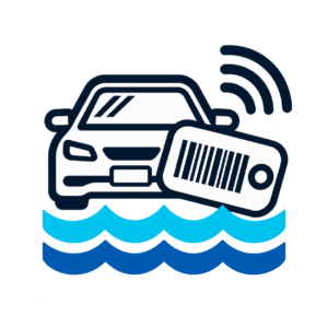 Car Transponder and Wave Sticker